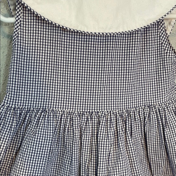 intage Girls Navy Gingham Dress – Peter Pan Collar, Size 3 - Picture 13 of 13